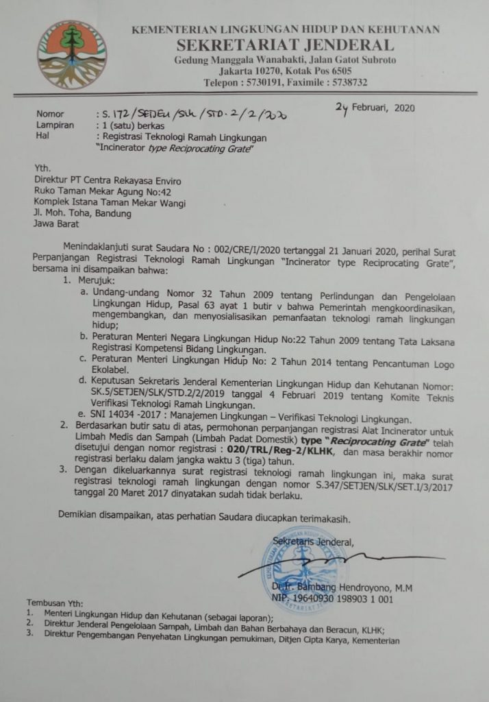 TRL Incinerator terbaru