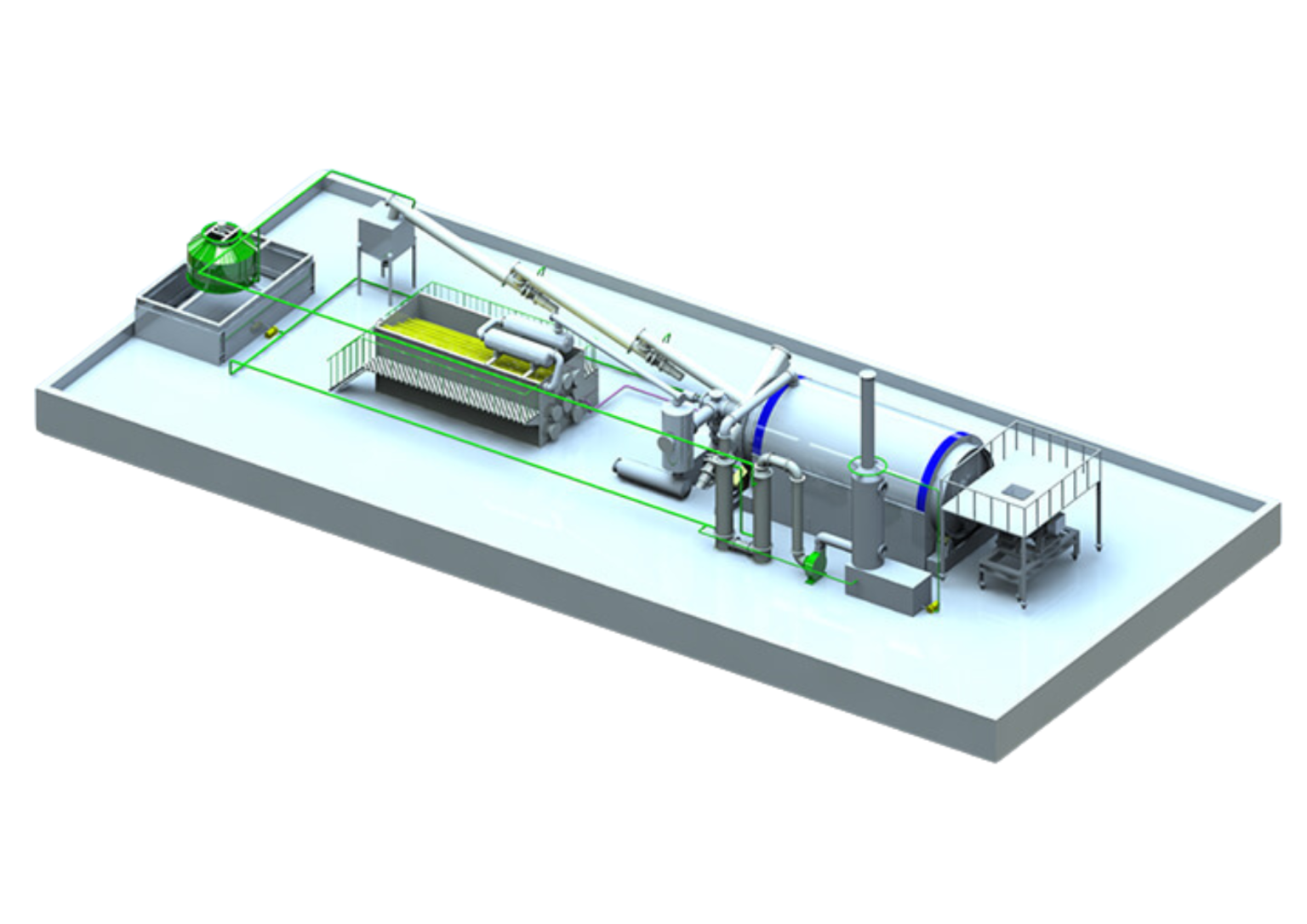 Mesin Pirolisis CRE - 3D Visualization