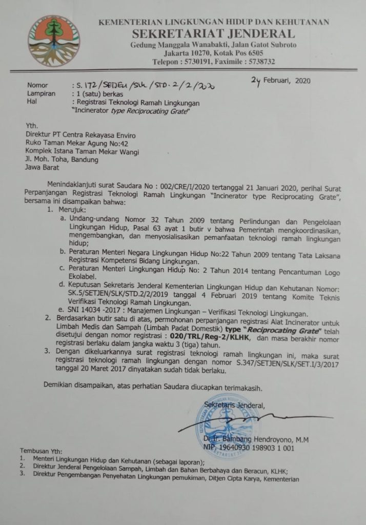 TRL Incinerator terbaru TRL Incinerator terbaru