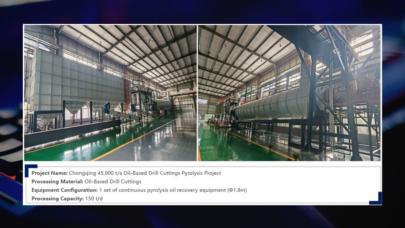 Proyek Chongqing - oil-based drill cuttings