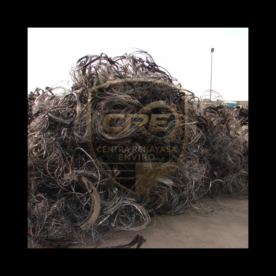 Steel wire hasil pirolisis ban