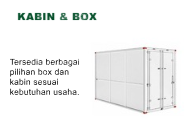 Pilihan kabin dan box untuk unit BAJACO
